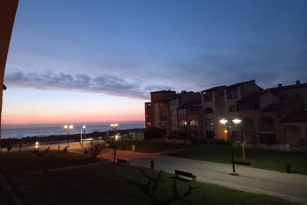 T2, VUE sur MER, TERRASSE, Parking Privé Le Barcarès Esterno foto